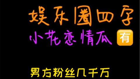 娱乐圈吃瓜关键词